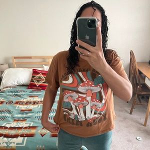 Mushroom Vintage Print Tee